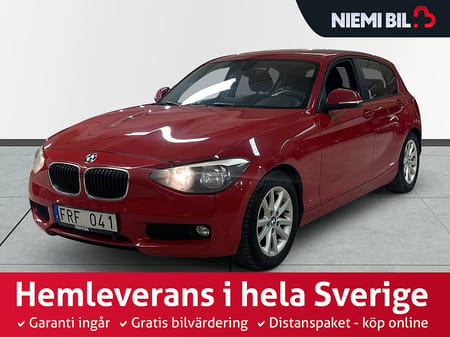 BMW 118d xDrive 118 143hk Motorvärmare Dragkrok P-sens S&V-däck