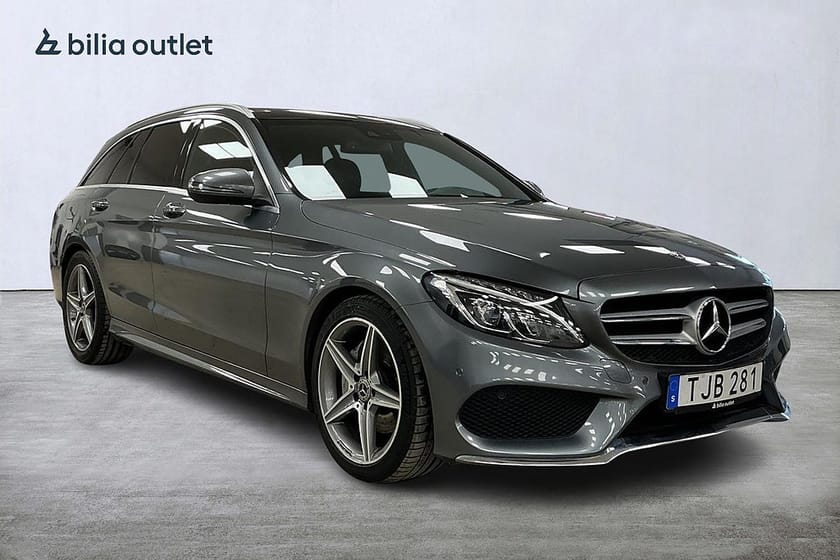 Bild 2 av Mercedes-Benz C 220 T d 9G-Tronic AMG Line Pano Drag B-kam Skinn Navi