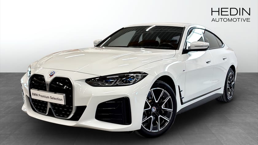 Bild 1 av BMW i4 eDrive40 Gran Coupé M-Sport Rattvärme Sportstol Laserlight Head Up Drag