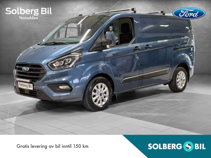 Bilde 1 av Ford Transit Custom 300 L1/130hk/Limited/Hfeste/webasto/Nav/Ekstra lys++