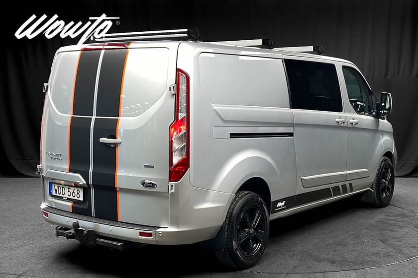 Bild 5 av Ford Transit Custom 300 Crew Van Aut 130HK L2 5-Sits Limited /Drag