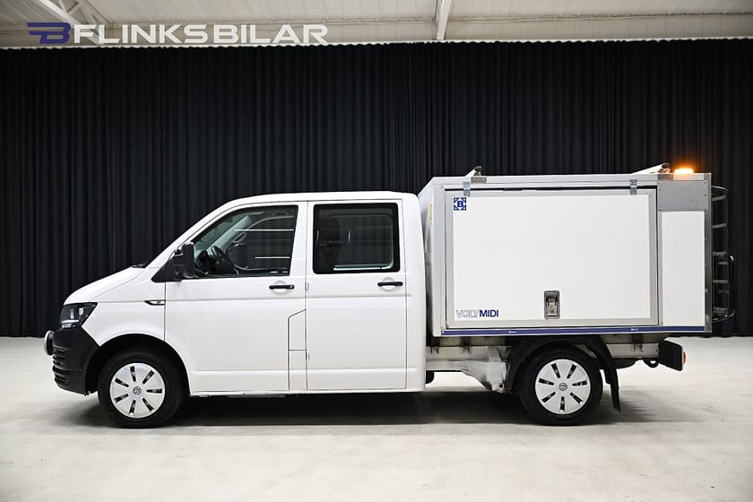 Bild 3 av Volkswagen Transporter Chassi Dubbelhytt 4Motion 150HK Dubbelhytt|Kåpa|Drag|Värmare|Moms|SeUtr!!