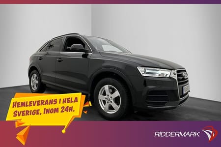 Audi Q3 2.0 TDI Q 150hk Värm Sensorer Farthållare Bluetooth