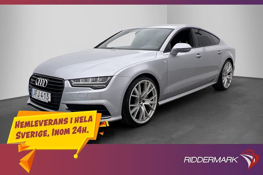 Bild 2 av Audi A7 Sportback 3.0 TDI Q. 218hk S-Line Läder SE SKICK