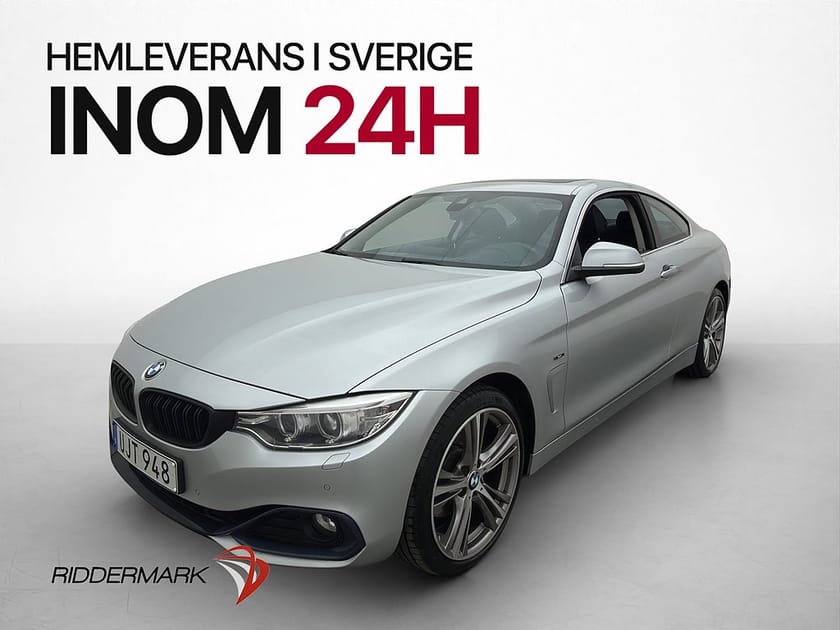 Bild 3 av BMW 428i xDrive Coupé Sport line Taklucka Skinn HUD HiFi