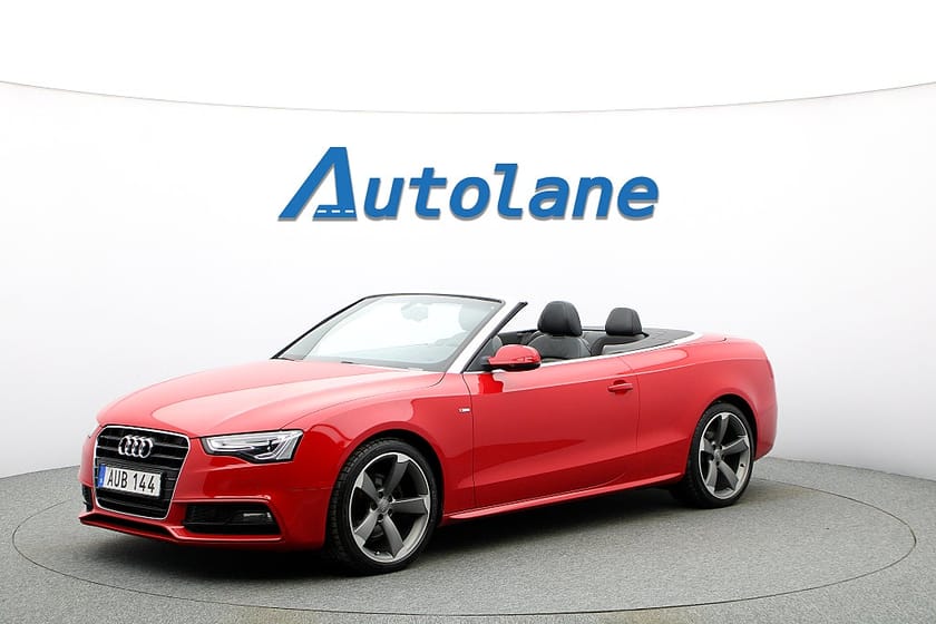 Bild 5 av Audi A5 Cabriolet 2.0 TDI S-line 19",Dragkrok,Skinn,Nackvärmare
