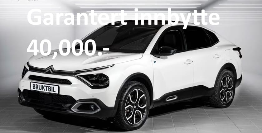 Bilde 2 av Citroën ë-C4 X 40,000.- innbytte ved kjøp Harstad