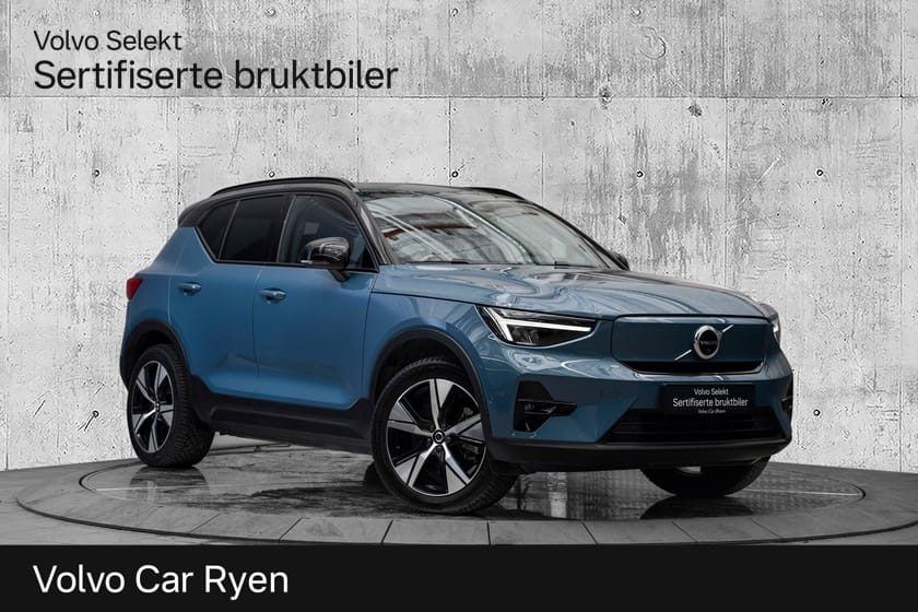 Bilde 1 av Volvo XC40 Recharge Twin motor Ultimate Panoramaglasstak 360-Ryggekamera