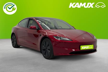Tesla Model 3 Standard Range Panorama Läder Moms 300hk