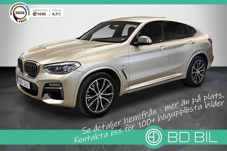 BMW X4 M40d M-SPORT VÄLSERVAD 360 KAMERA DRAG