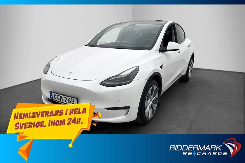 Bild 4 av Tesla Model Y Long Range AWD Pano Kamera Autopilot Skinn