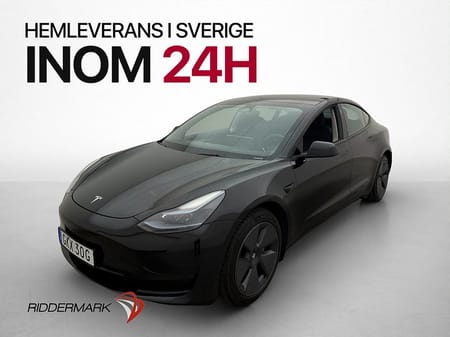Tesla Model 3 Standard Range 283hk Pano Värmepump Läder MOMS