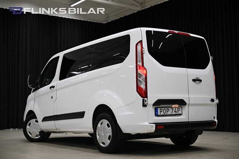 Bild 4 av Ford Transit Custom 320 Kombi 130HK Automat|Kombi|9-Sits|Värmare|Backkamera