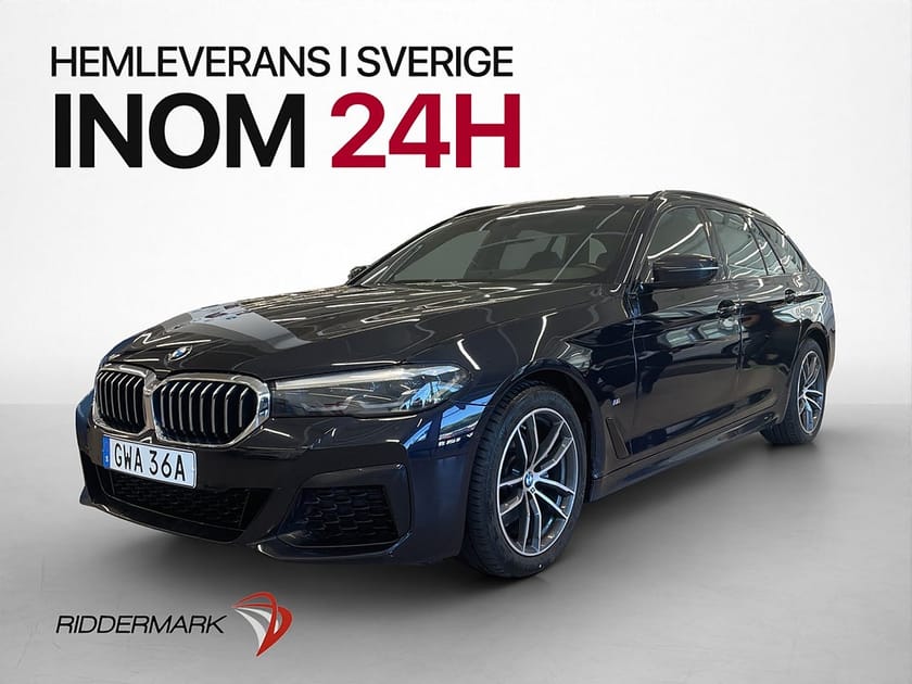 Bild 1 av BMW 520d xDrive Touring 190hk M Sport Skinn Kamera Drag CarPlay Navi
