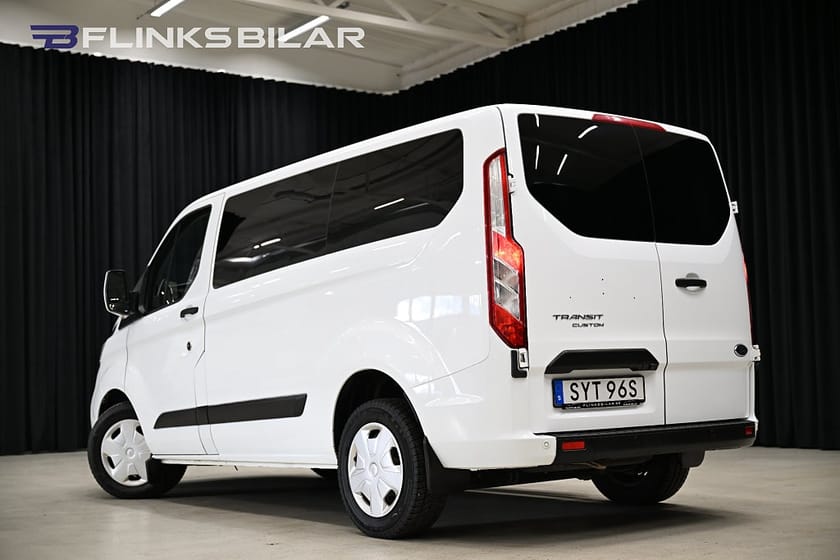 Bild 4 av Ford Transit Custom 320 Kombi 130HK 9-Sits|Automat|Värmare|Backkamera
