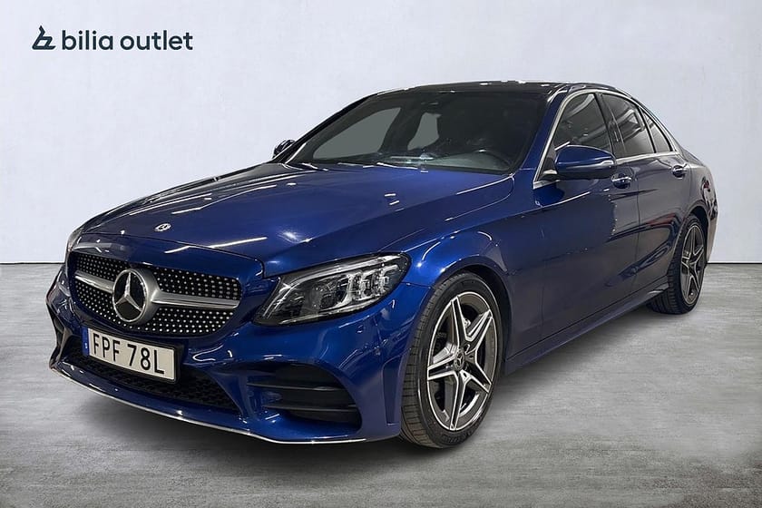 Bild 1 av Mercedes-Benz C 220 d AMG Line / Värmare / 360 / Pano  /Burmester /Drag