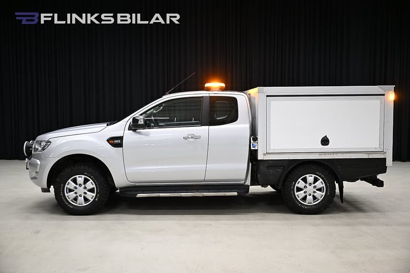 Bild 2 av Ford Ranger SuperCab 2.2 TDCi 160HK Automat|Kåpa|V-Inredd|Drag|Värmare|Moms