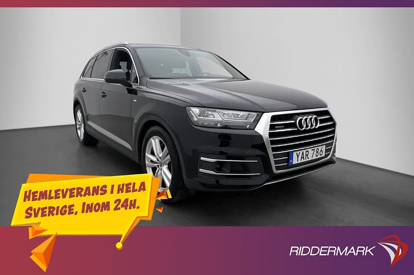Bild 1 av Audi Q7 3.0 TDI Q S-Line 7-Sits Panorama Drag Kamera Cockpit