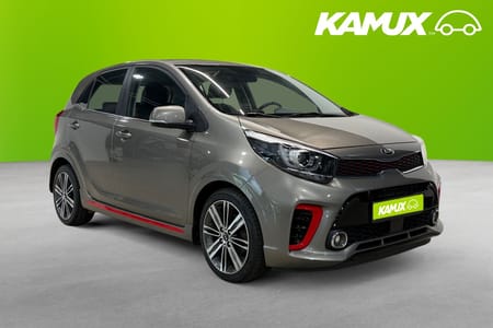 Kia Picanto GLS 1.0 T-GDI 100hk Backkamera Läderklädsel Rattvärme Carplay