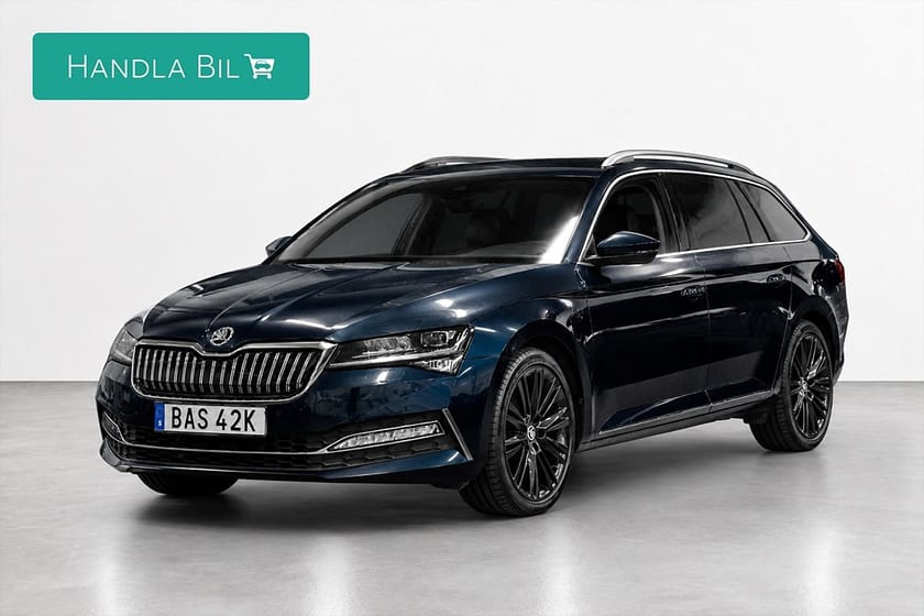 Bild 1 av Škoda Superb iV Kombi 1.4 L&K Drag Rattv P-värm Cockpit Skinn 218hk