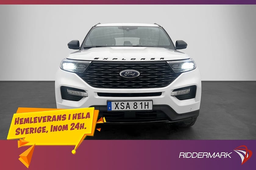 Bild 3 av Ford Explorer Plug-In Hybrid 4WD 7-Sits Drag Pano 360° MOMS