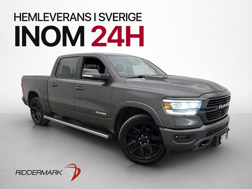 Bild 1 av RAM 1500 Crew Cab Laramie Sport 5.7 4x4 Drag Luft Pano H/K Diff MOMS