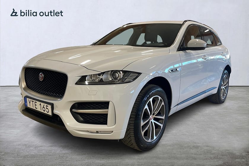 Bild 1 av Jaguar F-Pace 25d AWD R-Sport 240hk | Panorama | Drag | Skinn | B-Kam