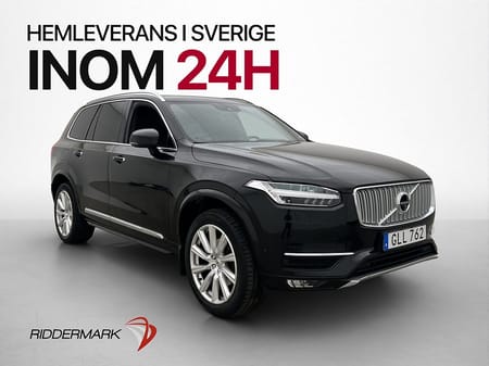 Volvo XC90 D5 AWD Inscription VOC 360 Navi Skinn Elstol Drag