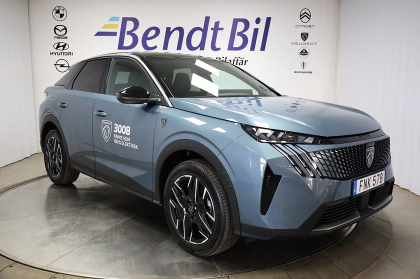 Bild 1 av Peugeot 3008 Hybrid 145 GT. 145Hk Automat Navi Adaptiv farthållare