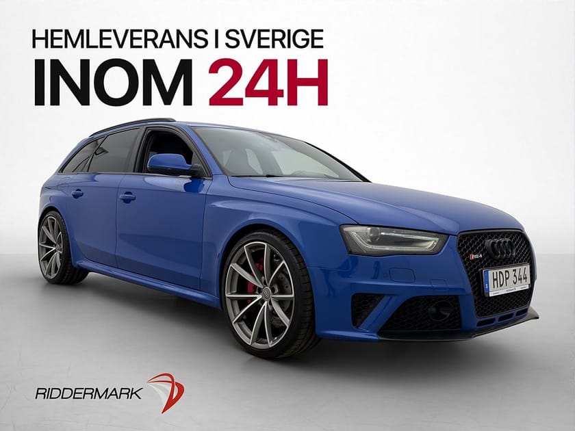Bild 1 av Audi RS 4 Avant RS4 4.2 V8 450hk Quattro B&O Kamera Nogaro Svensksåld