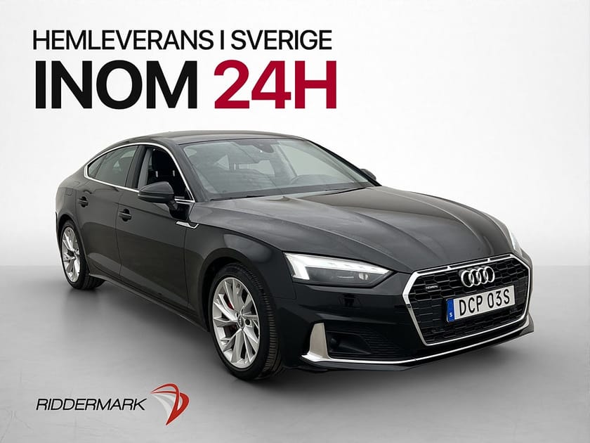 Bild 1 av Audi A5 Sportback 45 TFSI quattro Q 265hk Proline Kamera CarPlay