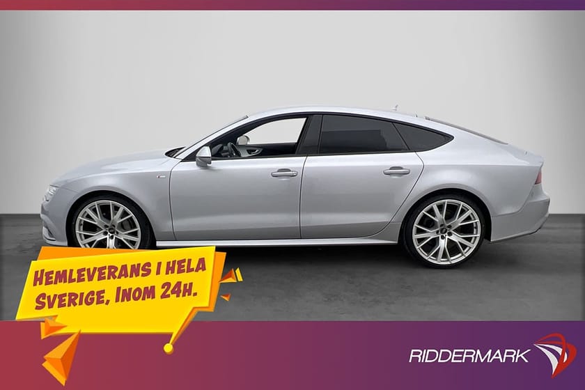 Bild 4 av Audi A7 Sportback 3.0 TDI Q. 218hk S-Line Läder SE SKICK