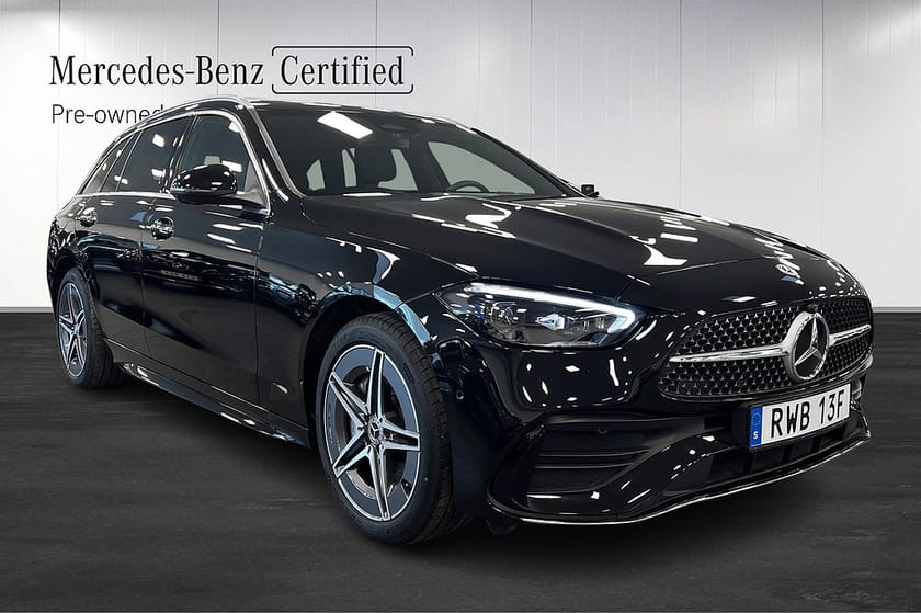 Bild 2 av Mercedes-Benz C 300 T e AMG Drag Distronic Minnestolar Keyless Rattvärme