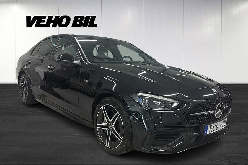 Bild 2 av Mercedes-Benz C 300 e C300 AMG Line Premium | 360 | Dragkrok | Burmester |