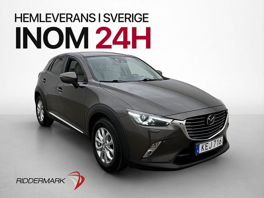 Bild 1 av Mazda CX-3 120hk Optimum Bose HuD Kamera Skinn/Alcantara