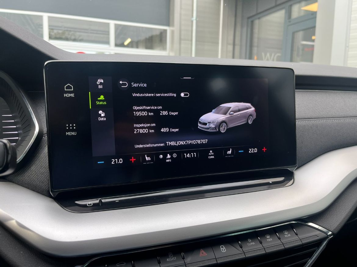 Škoda Octavia Stasjonsvogn 2.0 TDI SCR 4x4 DSG sekvensiell, 7-trinn, 150ps, 2023