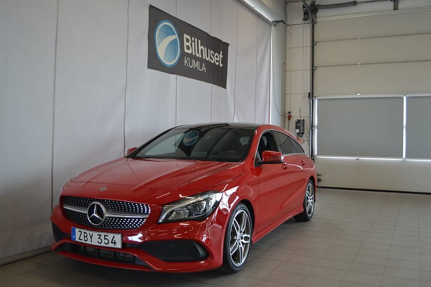 Bild 1 av Mercedes-Benz CLA 180 Shooting Brake AMG 122hk Aut Drag V-Hjul Panorama