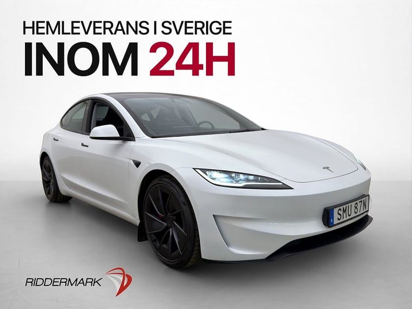 Bild 1 av Tesla Model 3 Performance Autopilot Skärm bak Svensksåld