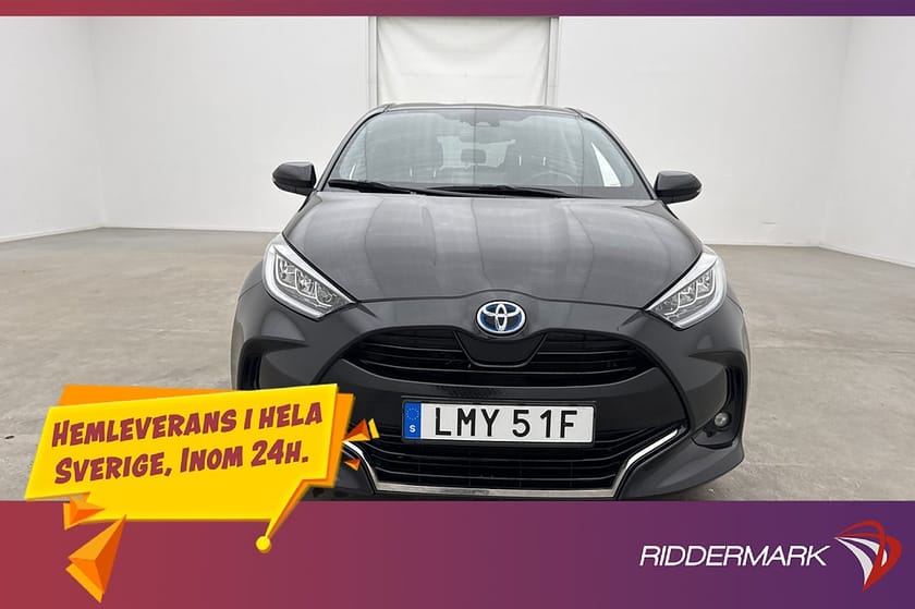 Bild 2 av Toyota Yaris Hybrid 116hk Style Kamera Rattvärme Halvskinn