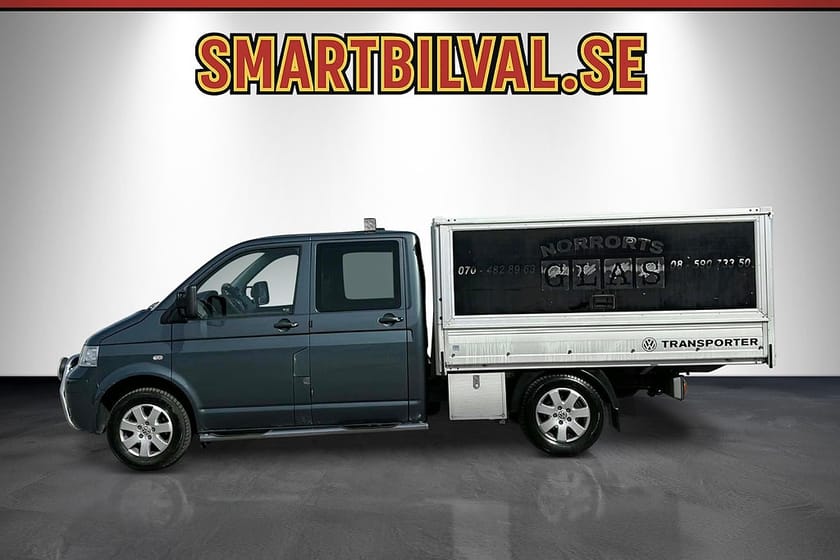 Bild 3 av Volkswagen Transporter Chassi Dubbelhytt T30 2.5 TDI Aut 5-Sits Skåp