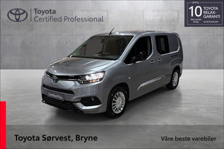 Toyota ProAce City Electric Lang L2 Elektrisk 50kWt E-automatgir Comfort