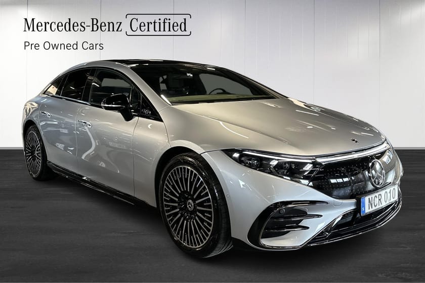 Bild 2 av Mercedes-Benz EQS 450 4MATIC AMG Panorama Airmatic 360° Moms