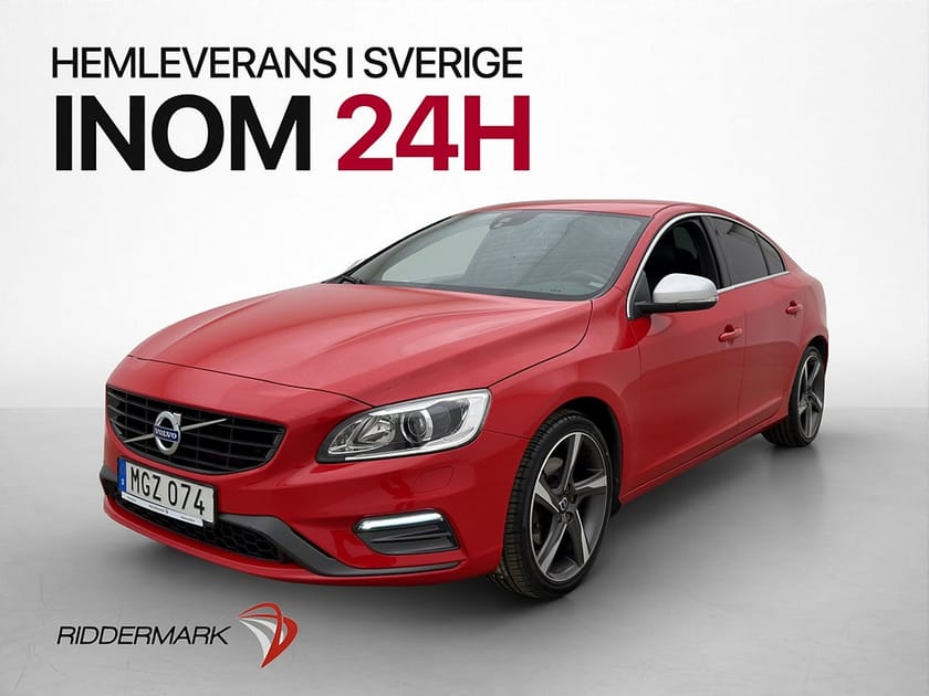 Bild 1 av Volvo S60 D3 150hk R-Design Värmare VOC Halvskinn