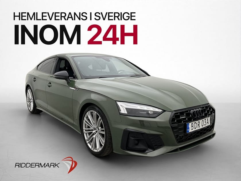 Bild 1 av Audi A5 Sportback 45 TFSI quattro 245hk S-line MOMS Drag  Navi Sensor