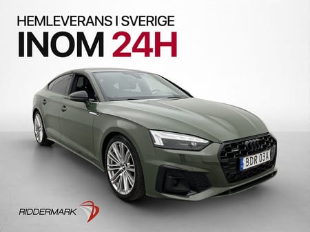 Audi A5 Sportback 45 TFSI quattro 245hk S-line MOMS Drag  Navi Sensor