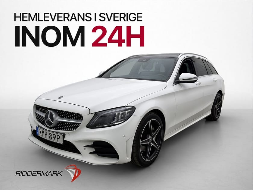 Bild 3 av Mercedes-Benz C 220 T d 4MATIC C220 4M AMG Pano Burmester Cockpit Värm Drag
