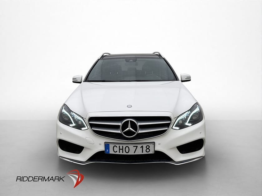 Bild 2 av Mercedes-Benz E 250 T BlueTEC 4MATIC 4M AMG Pano D-Värm Sensorer Halvskinn