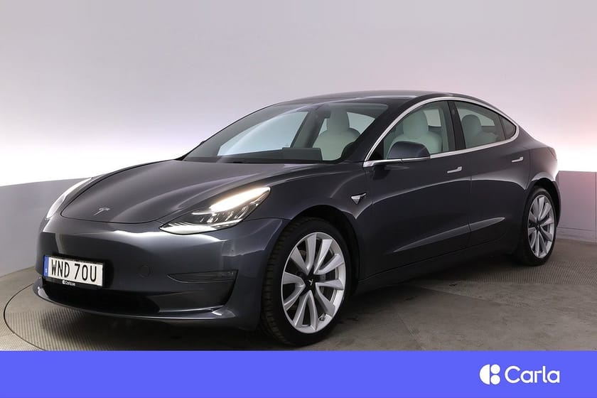Bild 1 av Tesla Model 3 Long Range AWD EAP Uppg.AP Pano 19" Drag