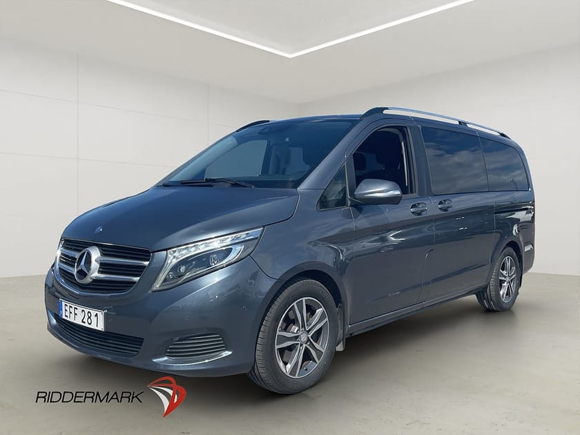 Bild 1 av Mercedes-Benz V 220d 3.1t 220 Lång Värmare Drag B-Kamera Navi 8-Sits