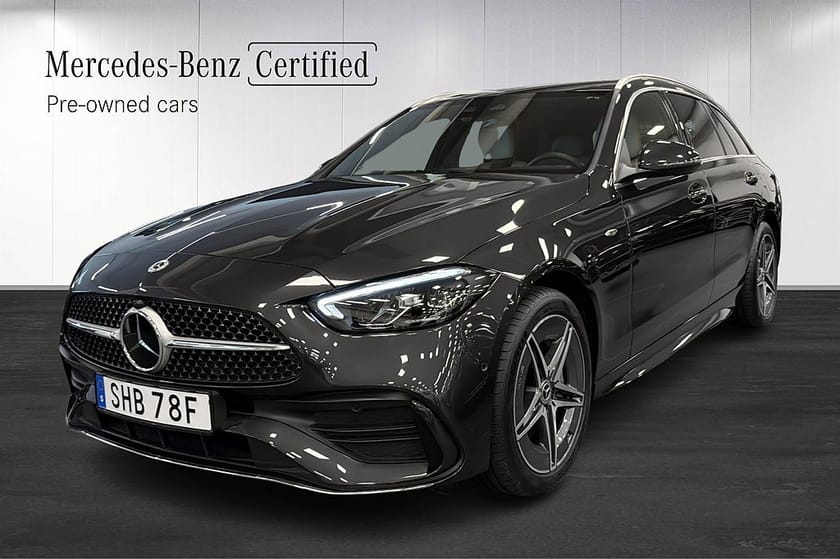 Bild 1 av Mercedes-Benz C 300 T e de 4MATIC AMG Line 360° Elstol Navi Carplay